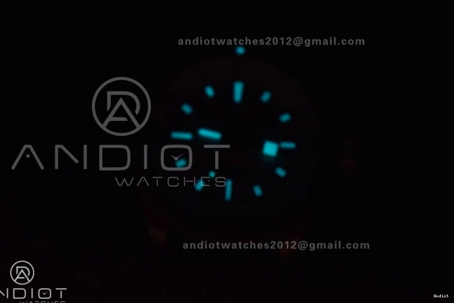 Best 1:1 Blue Rubber SS BLSF A2824 White Dial SuperOcean on Edition Automatic 42 Strap 0414